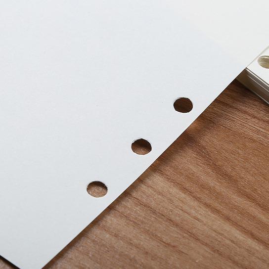 5/10 Packungen Loseblatt Nachfüllpapier A5 A6 6-Ring-Ordner Einlagen Gitter Liniert Leer Planer Seiten zum Schreiben Notizbücher