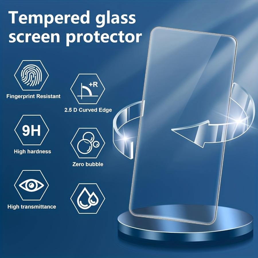 3in1 [2+1 Pack] for Xiaomi 15T Case +[2 Pcs] Tempered Glass Screen Protector+ 1 Pc Clear TPU Shockproof Soft Phone Case Cover Anti-Scratch