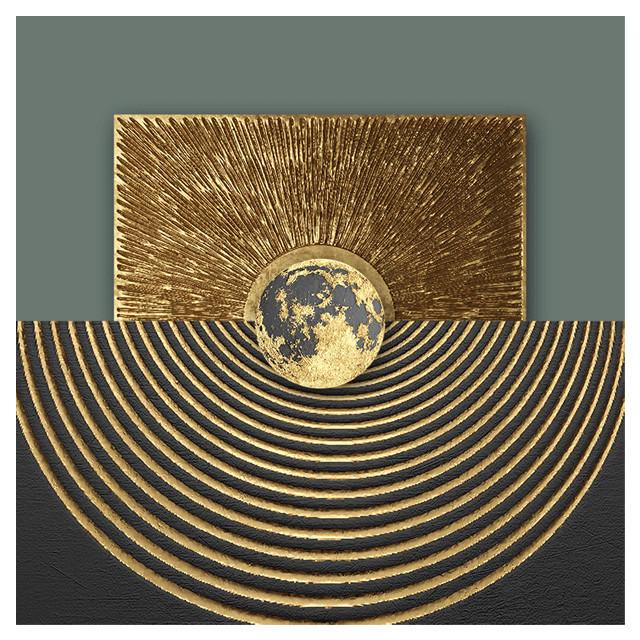 Pictură de pânză de lux portocalie abstractă Postere și imprimeuri nordice Poze de artă de perete cu textura pătrată pentru decorarea camerei de zi