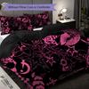 1PC Halloween theme pattern Bedding Quilt Set Quilt Cover Pillowcase Home Decoration Birthday Gift (1 * duvet cover + 2 * pillowcase, without core)