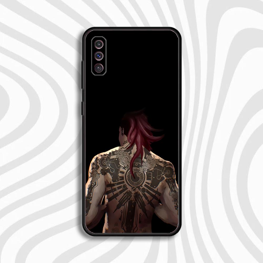 

Vi A-Arcane Phone Case For Samsung S 25,24,23,22,30,21,10,9,Ultra,Plus,Lite,FE,4,5 G Black Soft Case Samsung S22ULTRA5G