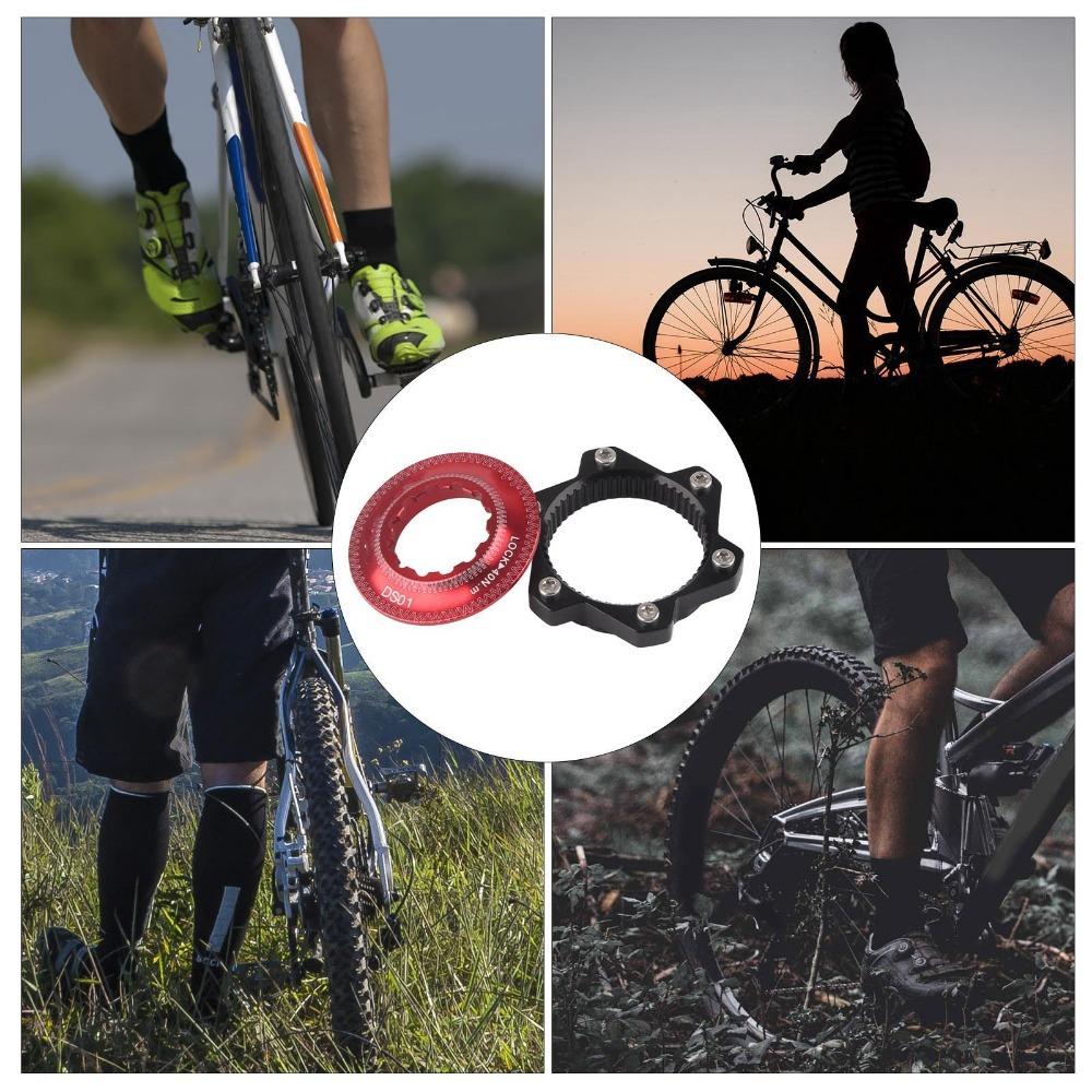 

6 Bolts Disc Brake Rotor Conversion Aluminium Alloy 6 Bolts Rotor Adapter Bike Conversion червоний