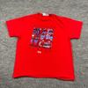 Vintage 90s Alaska Ketchikan Totem Poles Shirt XL 23x27 Red