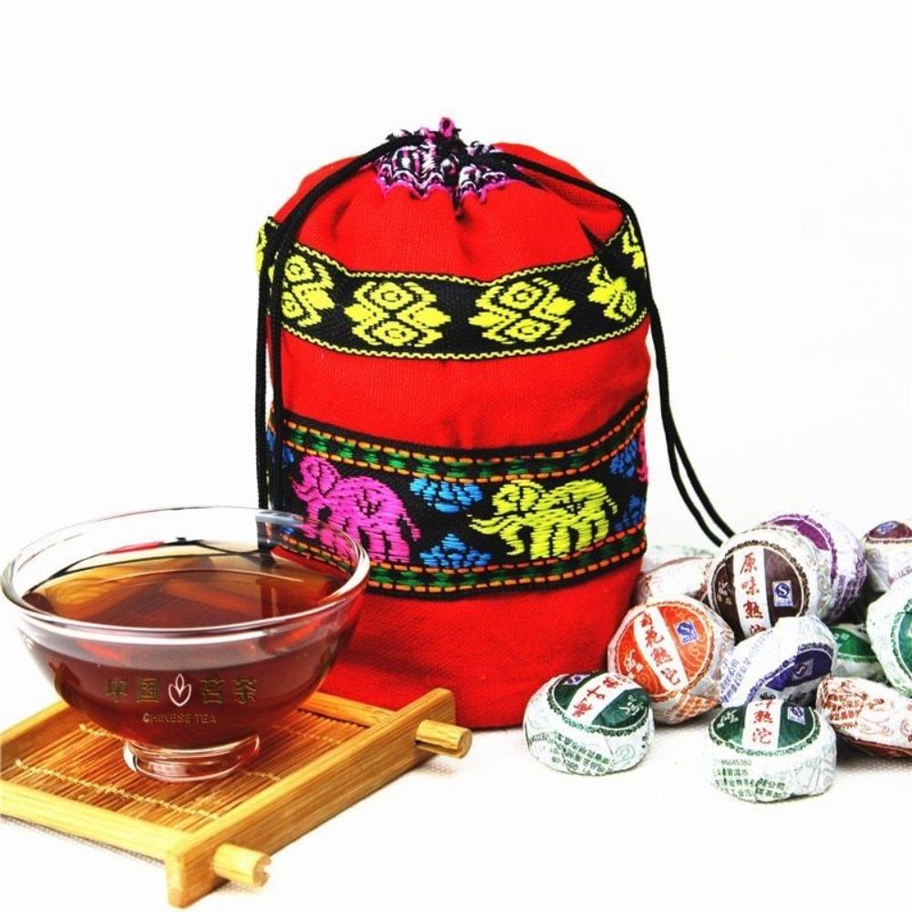 Natural Herbal Detox Puerh Tuo Tea 10 Flavors Raw Ripe Energy Daily Health 3g 01