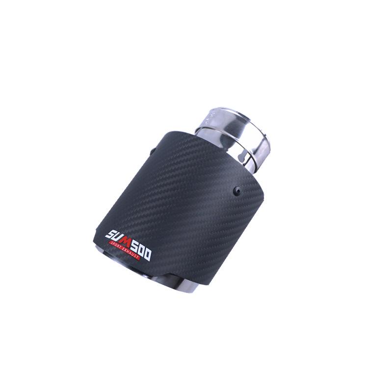 Stainless Steel Tailpipe with Single Outlet for Carbon Fiber Sport Exhaust Modification