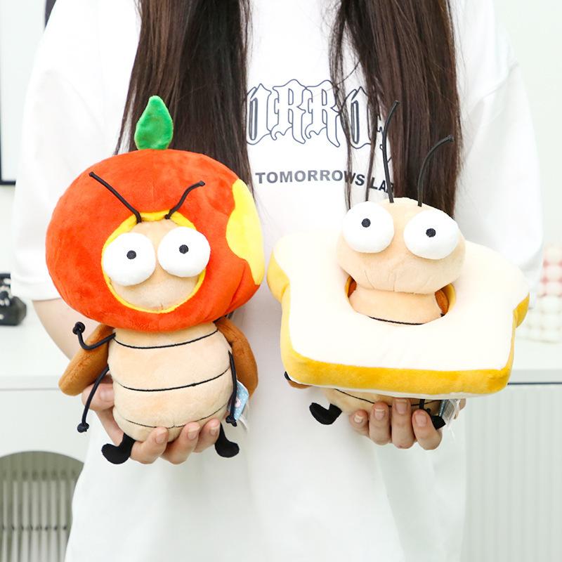 Love More Cute Cute Cute Cockroach Doll Bread Xiaoqiang Plush Toy Doll Ring Doll Birthday Gift