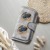 Thunderbolt Spider Long Wallet Cool Men PU Purse Card Holder Casual Fashion Portable Zipper Wallet