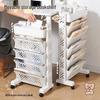 Universal Wheel Floor Storage Rack & Movable Bookshelf for Classroom or Table Side