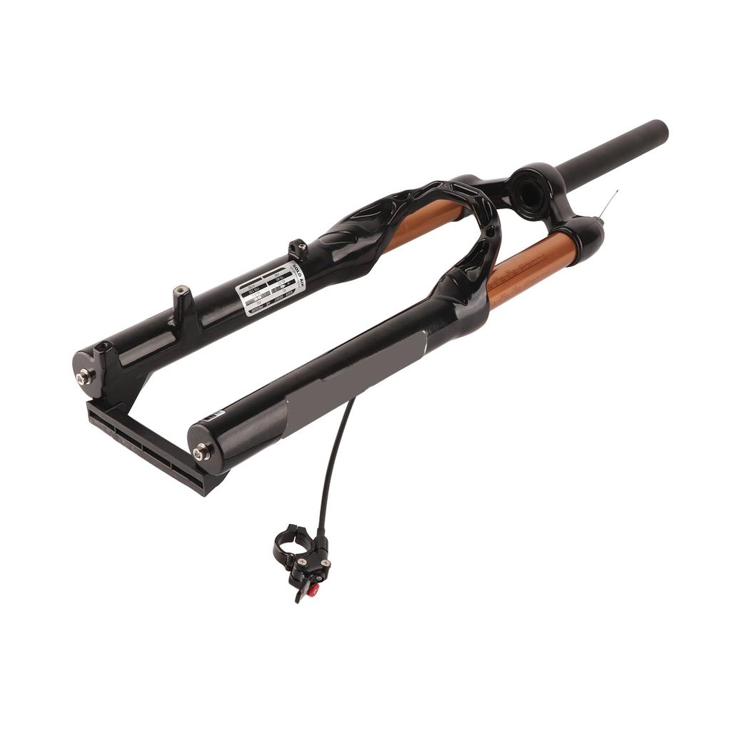24 palcová horská přední vidlice s tlumičem, rychloupínák, drátkové ovládání, odpružená vidlice na kolo