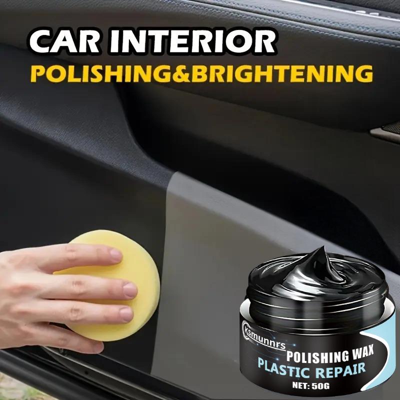 NEW Multifunctional Car Repair Kit: Plastic Parts and Leather Maintenance Update, Interior Glossy Wax, Tire Polis