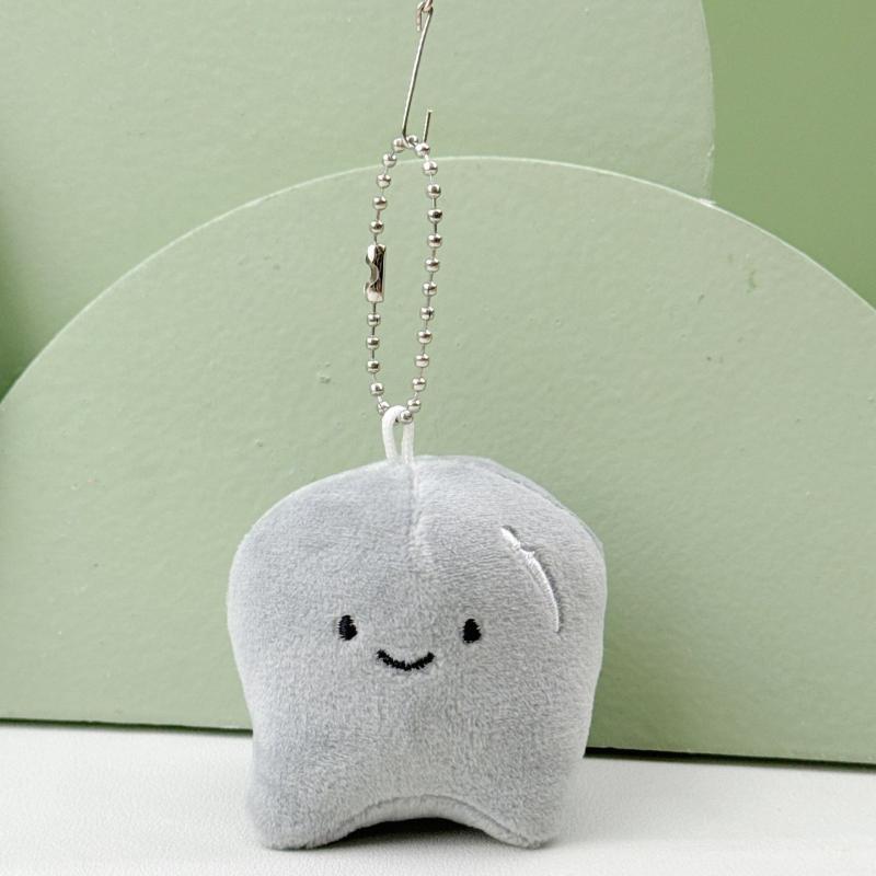 1Pc Cute Fun Plush Keychain Tooth Shape Pendant Mini Toothpaste Toothbrush Keyring Dental Cute Model For Kids Brushing Learning