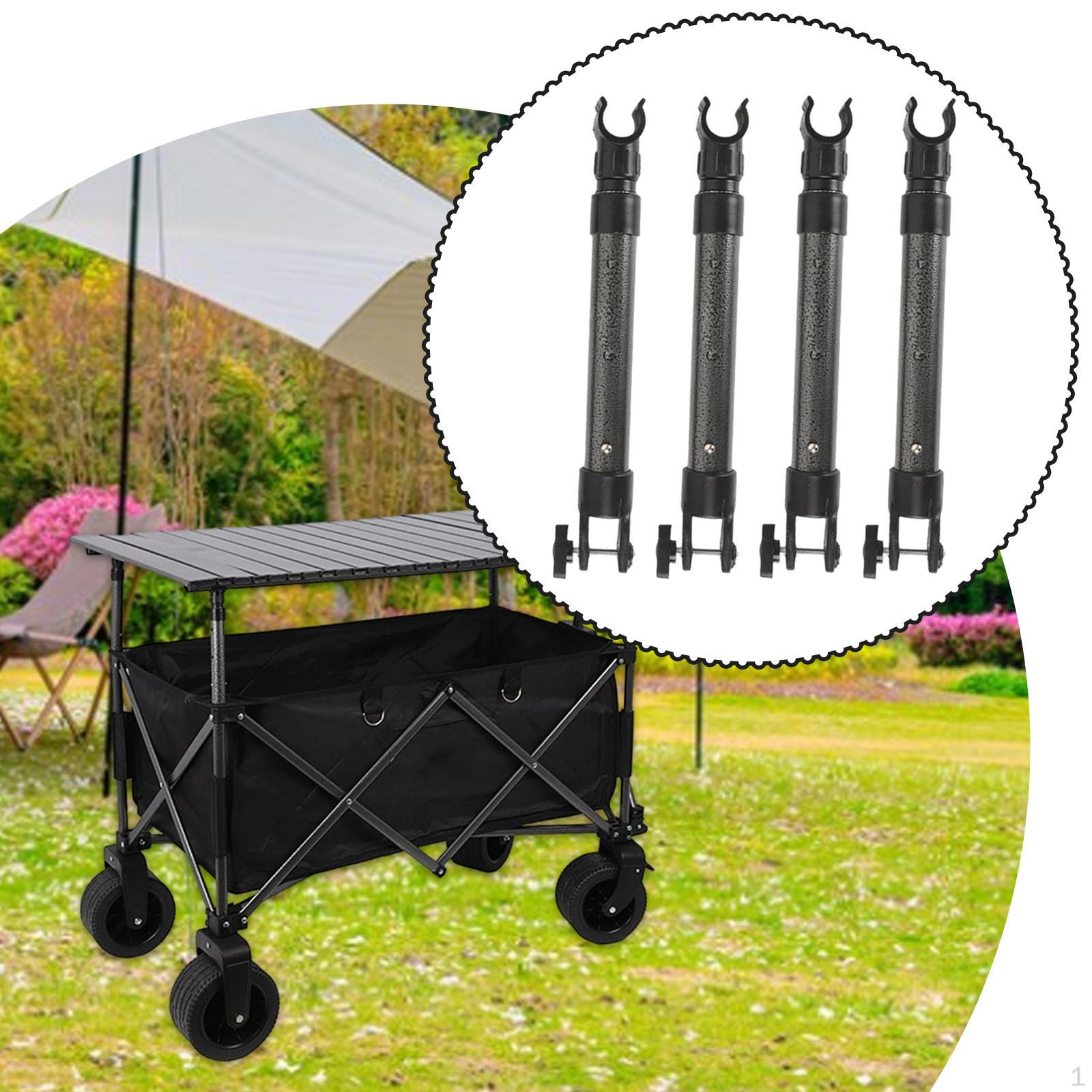 

4x Вагоны Тележка Стол Опоры Регулируемые Легкие Портативные Запасные Телескопические Шесты для