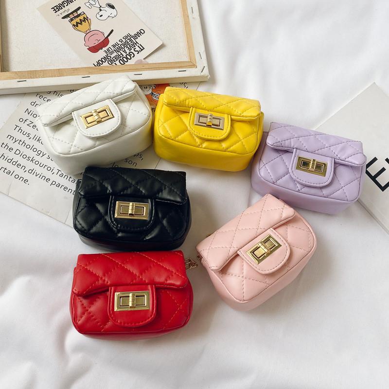 Childrens Fashion Girls Princess Crossbody Bag With Pu Leather And Chain Accessory For Daily Use