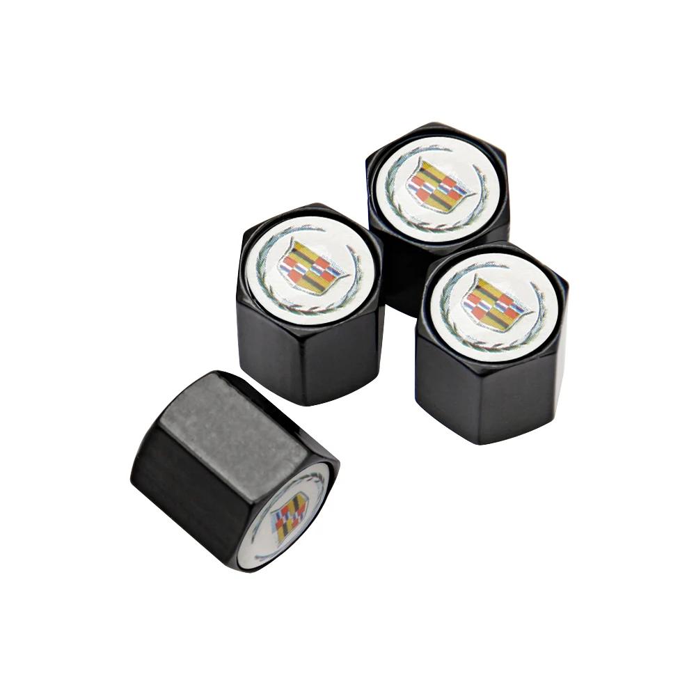 Metal Wheel Stem Cover Tire Valve Caps for Cadillac Escalade CTS CT5 XT5 XTS XLR BLS SLS STS ATS SRX Deville Tiburon Accessories