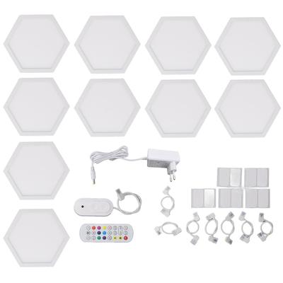 RGB Hexagon LED Wall Lights for Tuya Multicolor Effects Smart Home Decor Creative Wall Lights with