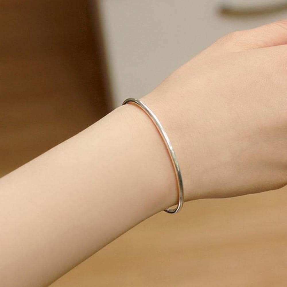 [Vago925] 2.5mm Bangle Silver Bracelet Db20000 (S12452690)