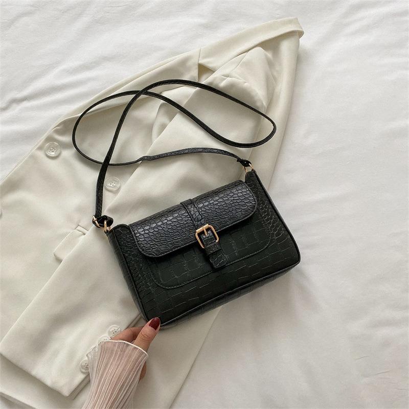 Bag Women's New Fashion Retro Small Square Bag Niche Texture Versatile Shoulder Bag Messenger Bag Trend