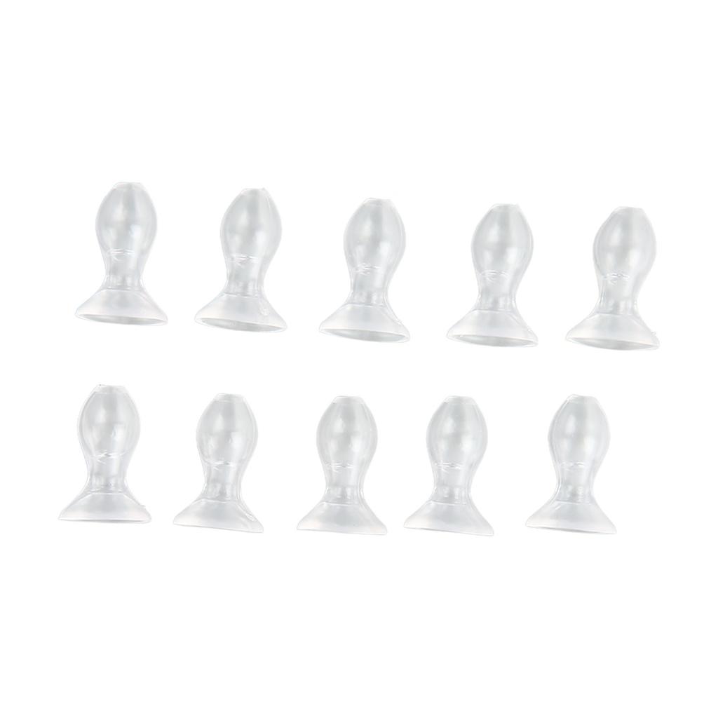 10pcs Hearing Amplifier Dome Silicone Ear Tip Earplug Replacement Accessory for BTE Hearing