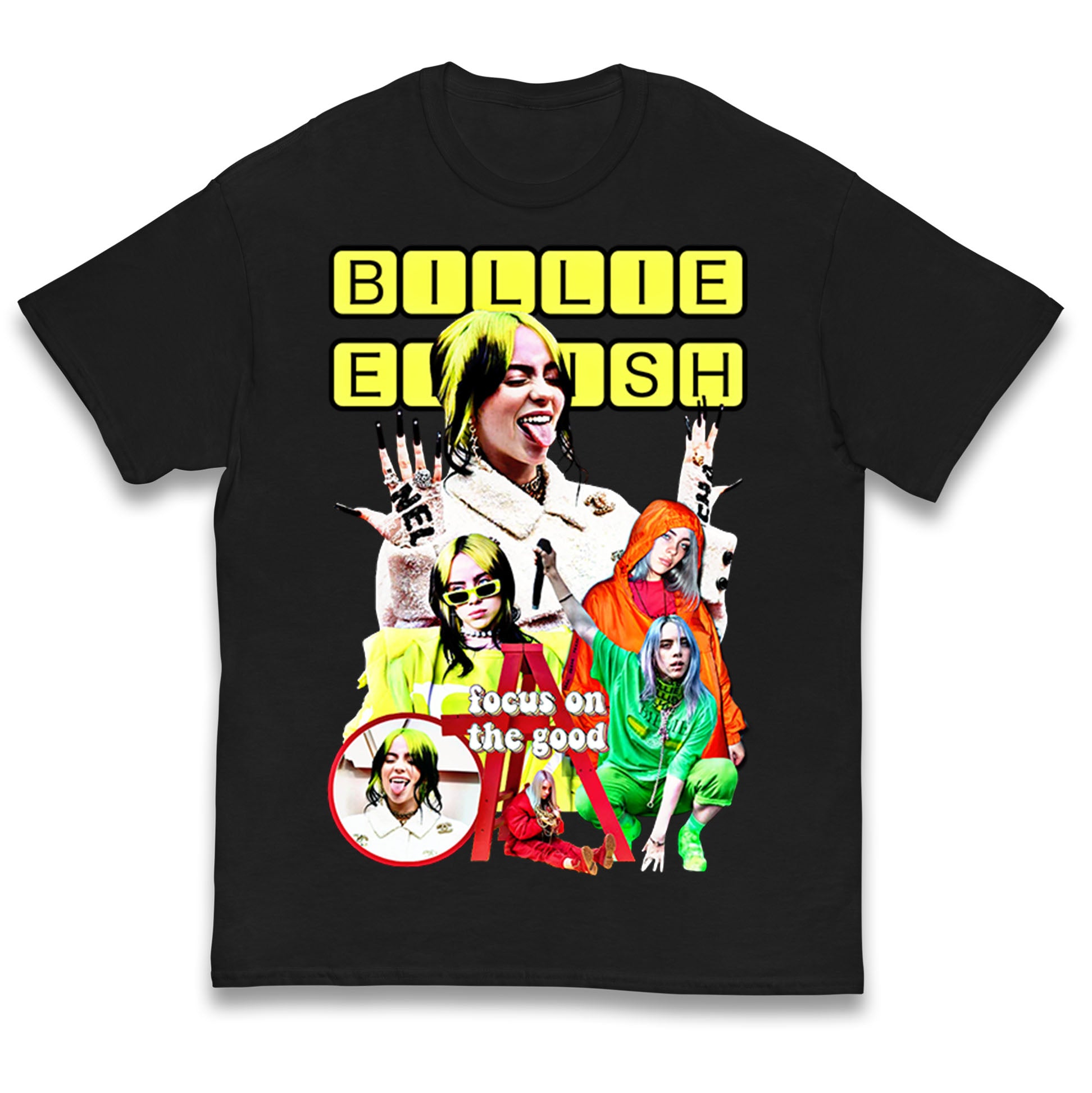 

Billie Eilish Focus On The Good Kids T Shirt 130