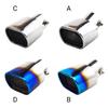 Wear-resistant Exhaust Tail Tube Practical Heat-resistant Universal Car Square Muffler Tip for Van Rustproof