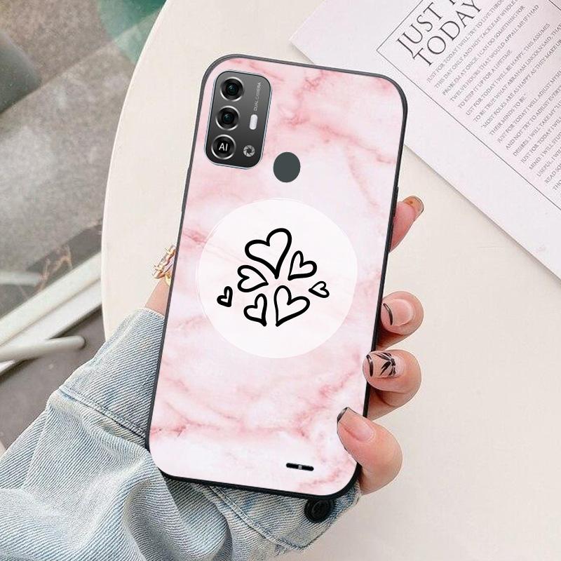 

For ZTE Blade A53 Pro Phone Case astronaut Silicone Camera Protection Back Cover For ZTE Blade A53Pro Funda Coque Protector ZTE Blade A53 Pro