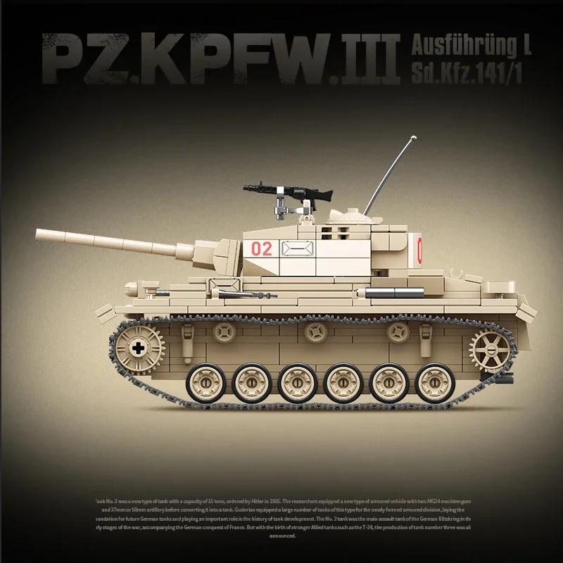 New Arrival Classic Model Tank Toy Building Blocks Collect Ornaments Puzzle Bricks Toys Gifts for Home Collectibles