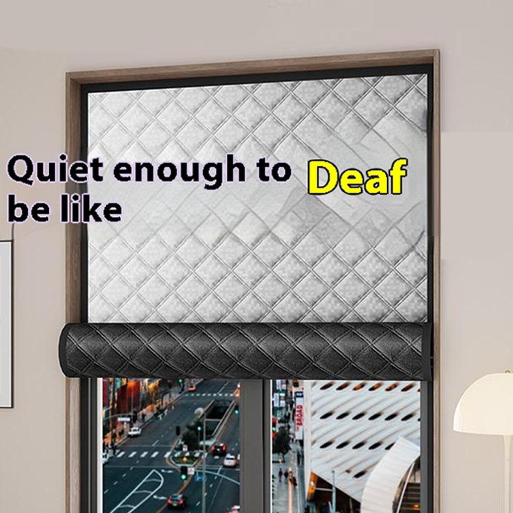 Improve Sleep Thick And Strong Blackout Fabric Soundproof Curtains Blackout Soundproof Curtains