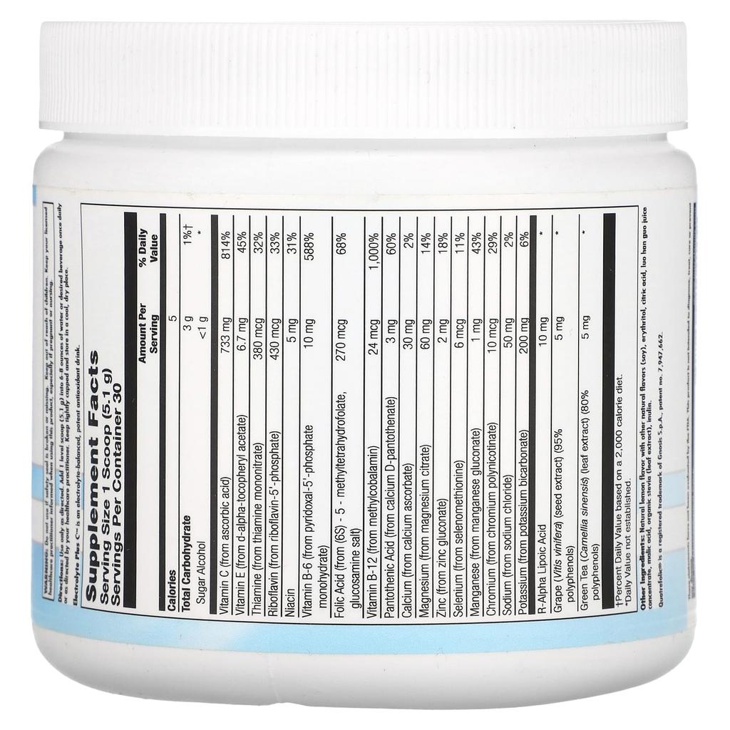 Electrolyte Plus C, 154.2G(5.4Oz)