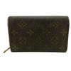 Louis Vuitton M61730 Vintage L-shaped Zipper Monogram Monogram Portonet Bie Tresol Bifold Wallet Brown Monogram Used