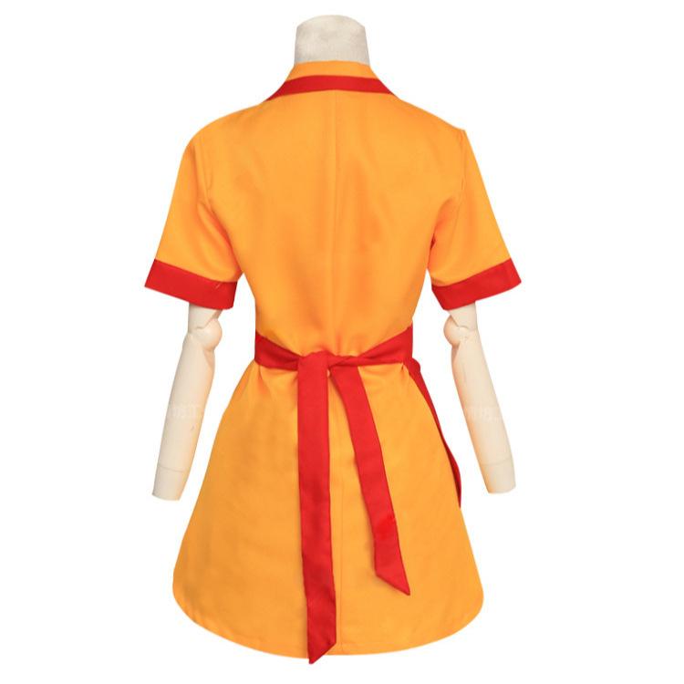 American drama same bankrupt sister cosplay clothing bar fast food maid work clothes performance clothing