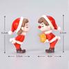 1-20Pairs Mini Christmas Couple Dolls DIY Decoration Accessories Desktop Ornaments Xmas Tree Holiday Party Home Decor Supplies