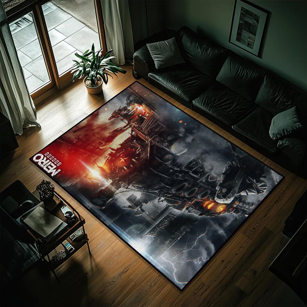 

Game M-Metro Exodus Fighting Small Carpet Bedside Kitchen Bath Living Home House Bedroom Floor Mat Doormat Rug Decoration 40x60cm