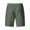 Men Drawstring Waist Casual Shorts Relaxed Fit Lightweight Breathable Fabric Summer Style with Patch