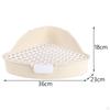 Potty Trainer Bedding Box Indoor with Snap Fastener Easy To Cleaning Pet Toilet for Guinea Pig