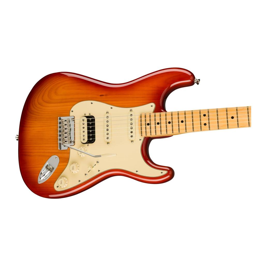 Fender Electric Guitar American Professional II Maple Sienna Sunburst Stratocaster® HSS, Fingerboard,