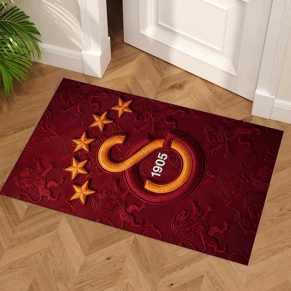 Lion Emblem Area Rug Perfect for Kitchen Playrooms Outdoor Study room Anti-slip Rug Decorate Offices Luxury Gift for Birthday, Christmas, Wedding