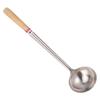 Stainless Steel Large Spatula for The Cafeteria, Wooden Handle, 1.5 Feet, Thickened and Lengthened Spatula, Chef's Wok, Wok, Strainer, Long Handle