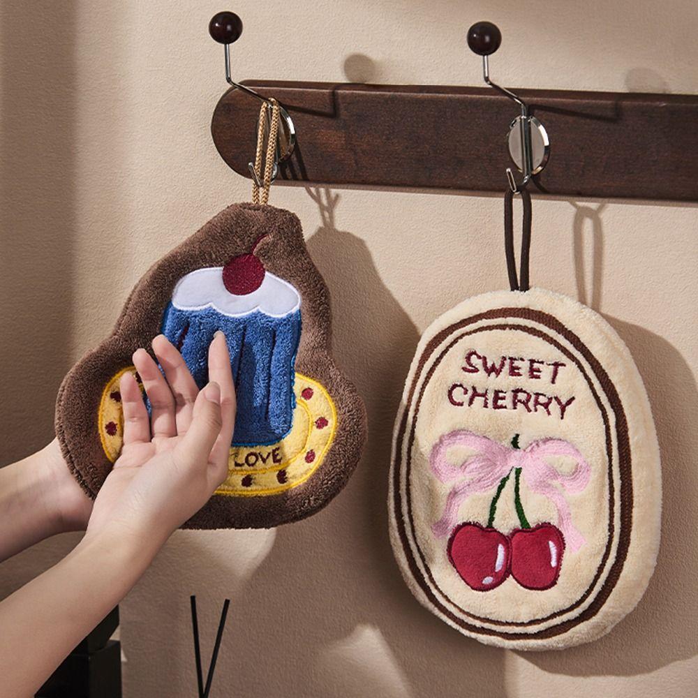 1Pcs Thick Hand Towel Quick Drying Bathroom Kitchen Rag New Handkerchief