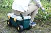 Living Out Seat Gardening Cart with Width 52 X Depth 31 X Height Tool Mobile Storage Gardening Tool Scoop Field Cart Turntable, 27.5cm Box, Cart, Box,