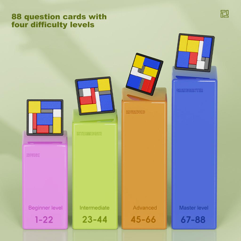 Children Education Toys Puzzle Geometric Blocks Sudoku Board Game 80 Challenges IQ Montessori Logical Thinking Training Game