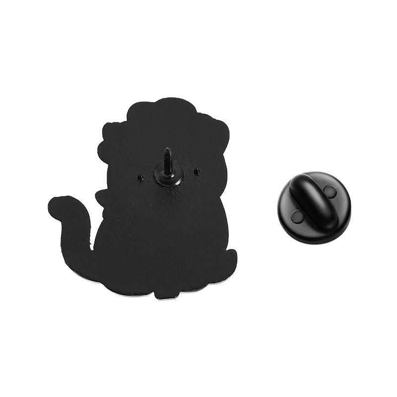 Cowboy Cat Enamel Pins Custom Tortoiseshell Calico Cat Brooches Lapel Badges Clothes Animal Jewelry Gift for Friends