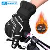 INBIKE Winter Cycling Gloves Full Finger Thermal Men's Bicycle Gloves Warm Cotton Waterproof Bike Gloves for Motorcycle Cycling