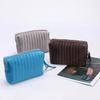 Large Capacity Velvet Cosmetic Bag Toiletry Bag Convenient Travel Toiletry Bag
