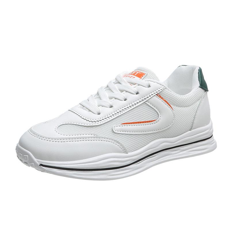 Little White Shoes Spring and Autumn New Versatile Women's Sports Shoes Student Mesh Breathable Single Shoes Tide