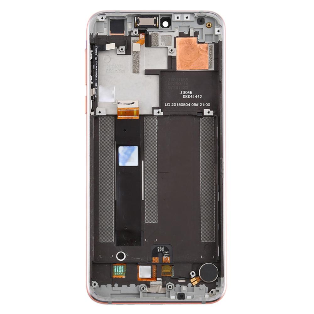

For Nokia 7.1 Grade S LCD Screen and Digitizer Assembly+Frame Part Silver