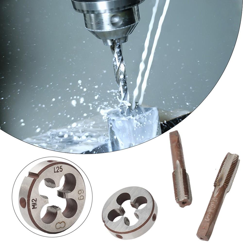 HSS X 1.25mm Taper & Plug Tap & X 1.25mm Die Metric Thread Right Hand