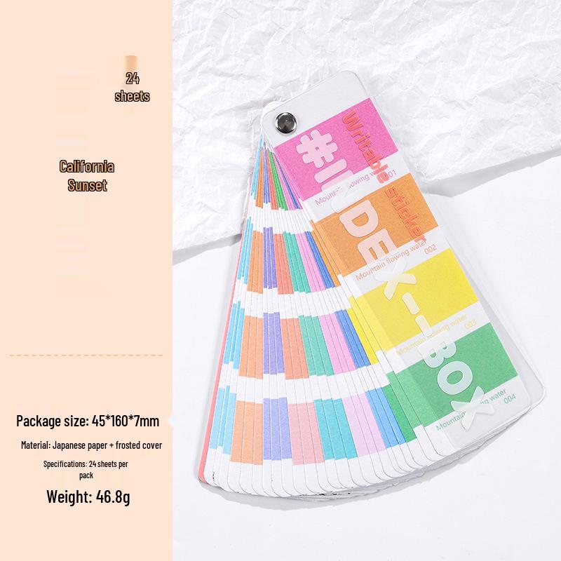 

Colorful Label Index Stickers: Cute, Sticky Notes for Journals & DIY Projects