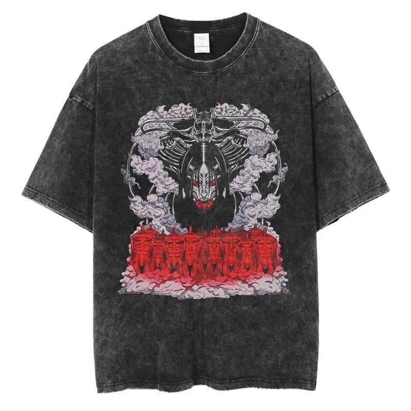 2026 Short Sleeved Round Neck Y2k Tshirt Unisex Clothing New in Top & Tees Unisex T-Shirt Anime Attack On Titan Eren Jaeger Printed