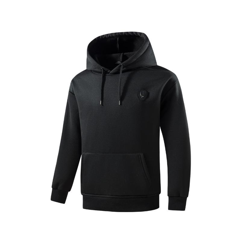 

New Smart Heated Sweatshirt Illuminated Hooded Round Neck Couple Sweatshirt M
