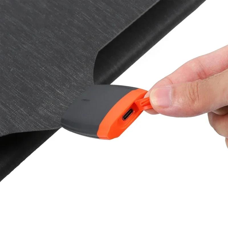 6-fold Foldable Solar Panel 56W Portable USB Type C Folding Solar Mobile Power Supply for Outdoor Camping Phone Laptop Camera